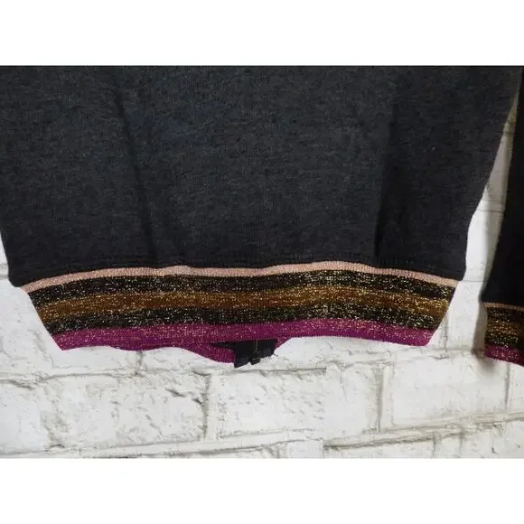 $74 Spiritual Gangster Namaste Patch Full Zip Girl's Gray Yoga Hoodie 12 NEW - Picture 8 of 8